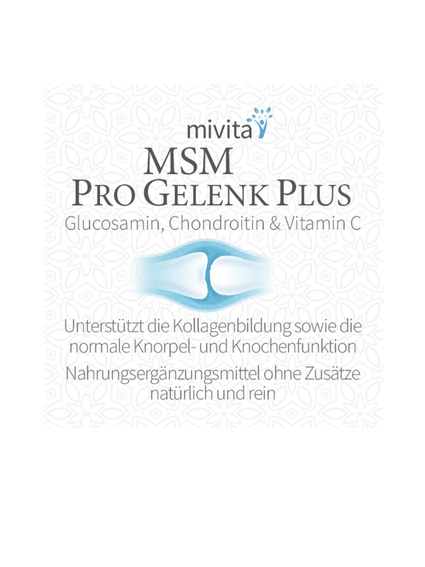 MSM Pro Gelenk Plus 3 + 1 gratis